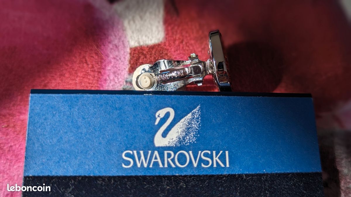 Boucles d'oreilles clip Swarovski (image 4)