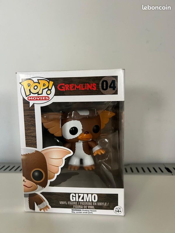 Funko Pop! Gremlins Gizmo – T-Shirt + Figurine – Coton 100% – Fan-Merch – Taille Small – Cadeau Film