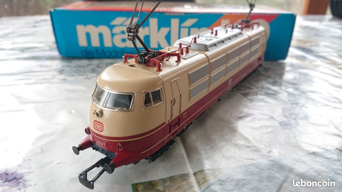 Locomotive Märklin 3757 HO - Électrique, ép.4, Boîtier Transparent, D'origine
