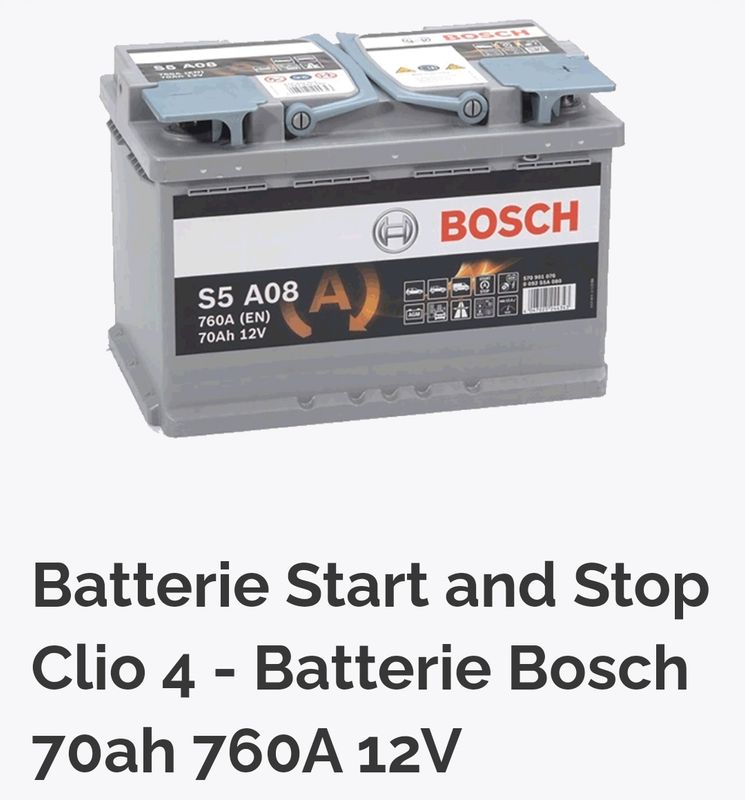 Batterie 70ah start&stop neuve haute qualité origine - Équipement auto