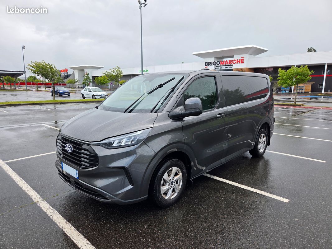 Ford Transit Custom Fourgon 300 L2 H1 2.0 EcoBlue 170 ch BVA8 Limited – 59 800 km – TVA récupérable – 34 990 TTC (image 1)