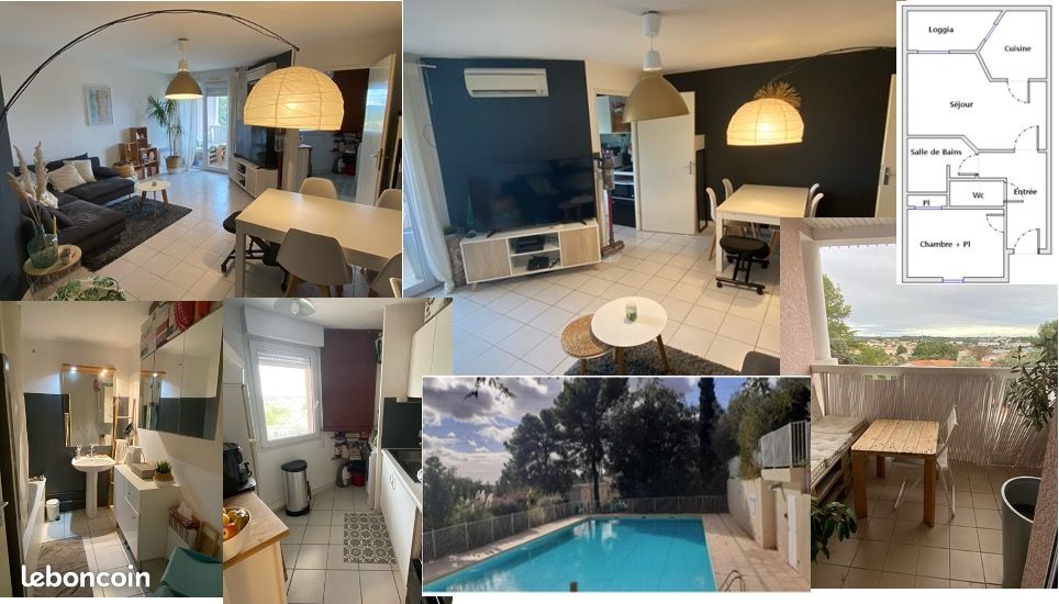 Appartement 2 pièces 49 m² · à Grabels · 49 m² · 730 €