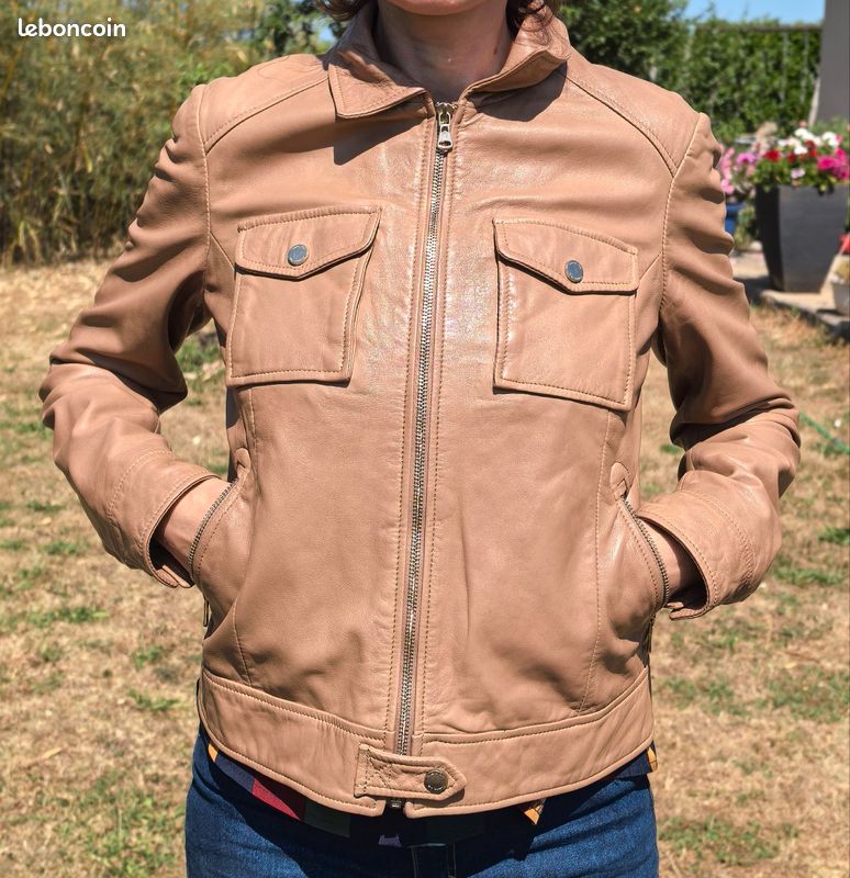 Leboncoin Veste Cuir Massimo Dutti Homme Veste En Cuir NEUVE