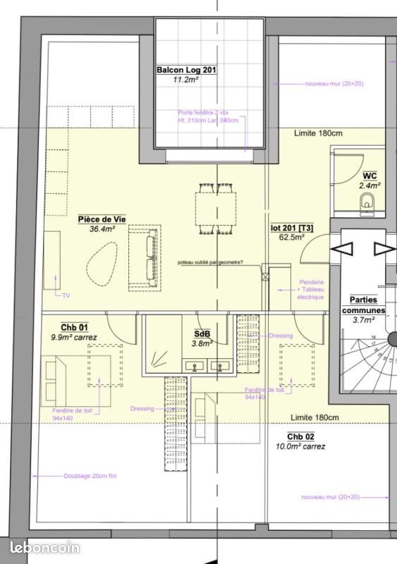 Appartement 3 pièces 62 m² · à Viry · 62 m² · 430 000 €