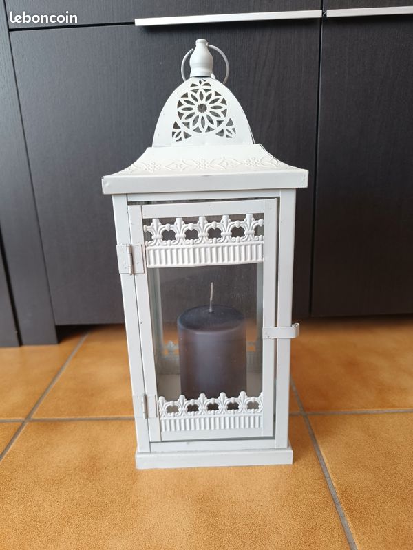 Lanterne décorative avec bougie (image 1)