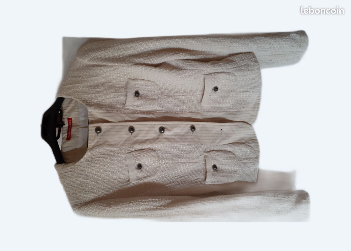 Jolie veste vintage crème de style (image 1)