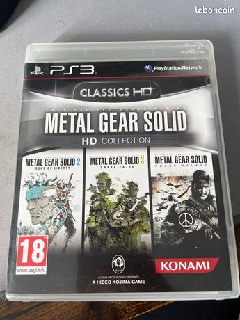 Metal Gear Solid HD Collection - PS3 (PAL FR) - Complet Et Bon état