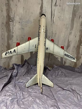 Jouet Ancien Joustra - Boeing 727 à Friction - Série Cadet - Avion De Ligne Tôle - France
