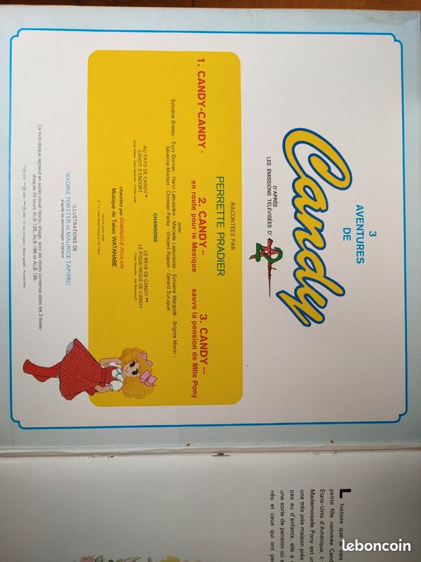 Disque 33T Candy vintage 1980 (image 3)