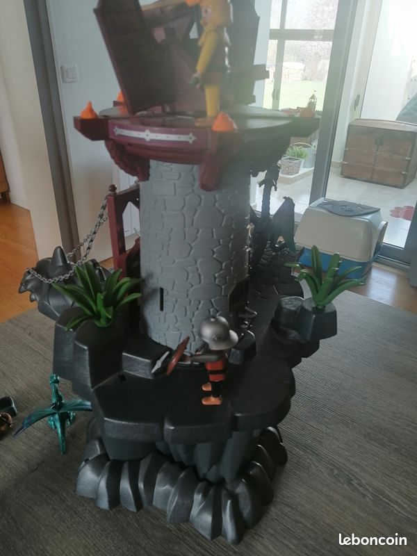 Donjon citadelle dragon vert playmobil (image 5)