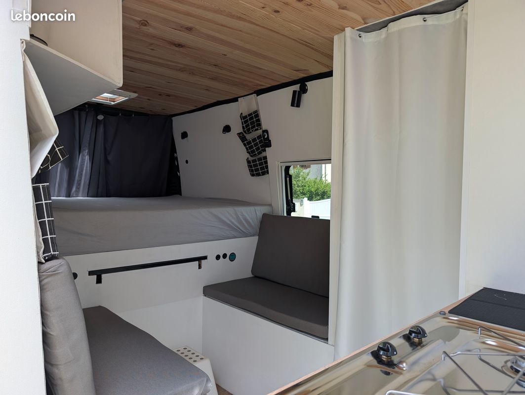 VAN AMÉNAGÉ AUTONOME – PEUGEOT BOXER L2H2 160 CH 2019 126000km – PRÊT À PARTIR (image 3)