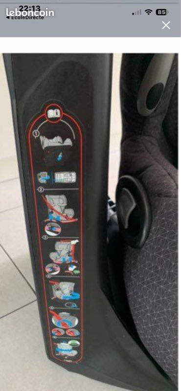 Siège auto bébé, confort (image 2)