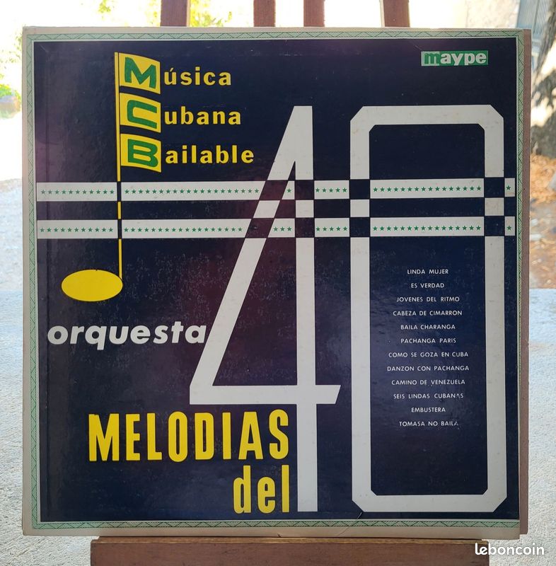 Orquesta Melodias Del 40 – Música Cubana Bailable (Salsa) RARE LP 12" US 196? (image 1)