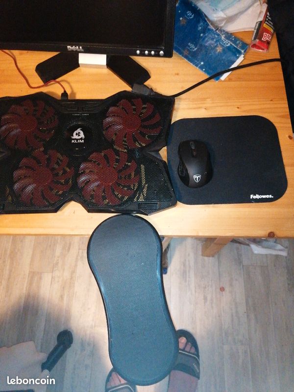 Ventilateur pc portable, souris avec le tapis (image 1)