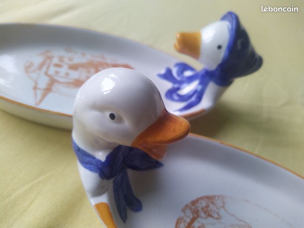 Plat à Foie Gras En Porcelaine - Le Moulin De Coty - 20 Cm - Blanc - Occasion