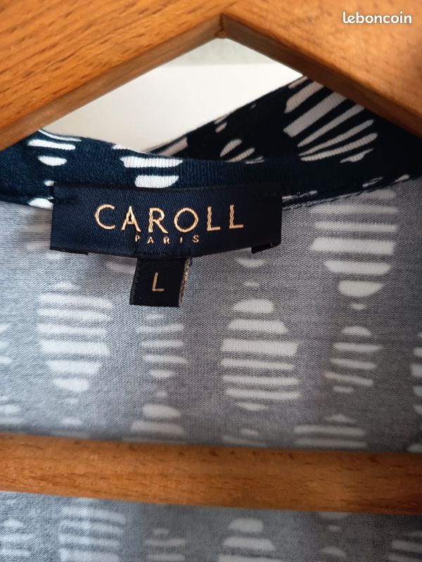 Chemisier Caroll Taille 40 - Multicouleur, Viscose, Occasion Très Bon état (K Neuf)