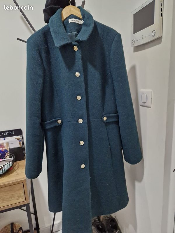 Manteau Amelia Manteau Femme Naf Naf 2019 Manteau Vert Naf Naf