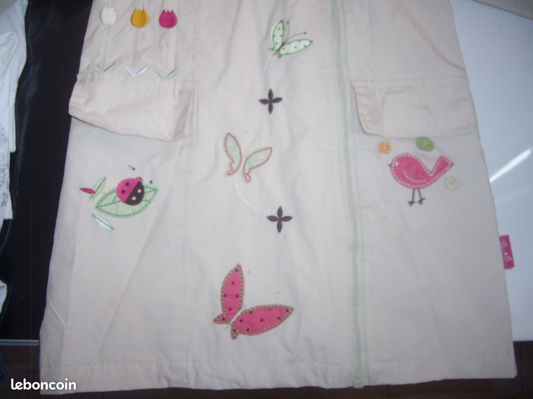Blouson long barbie avec capuche (image 3)