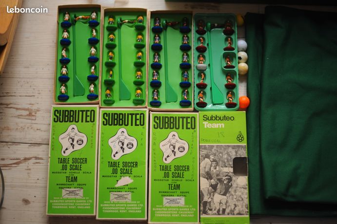 Subbuteo Équipe Lightweight – Angleterre N°570 – Joueurs Vintage – Très Bon état