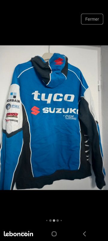 Veste polaire moto suzuki officiel Équipement moto