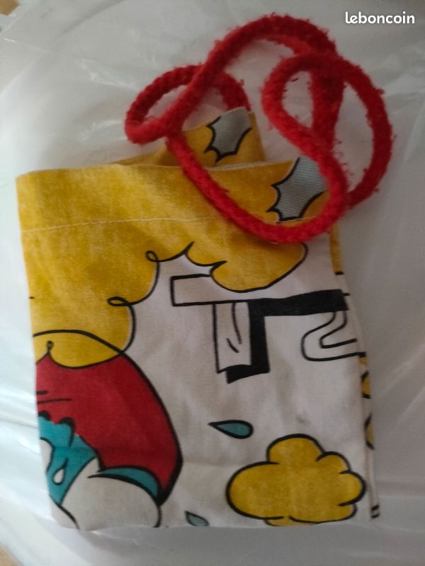 Un sac en tissus schtroumpf vintage kat41 (image 8)