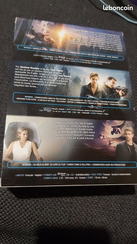 Coffret 3 films Divergente (image 2)