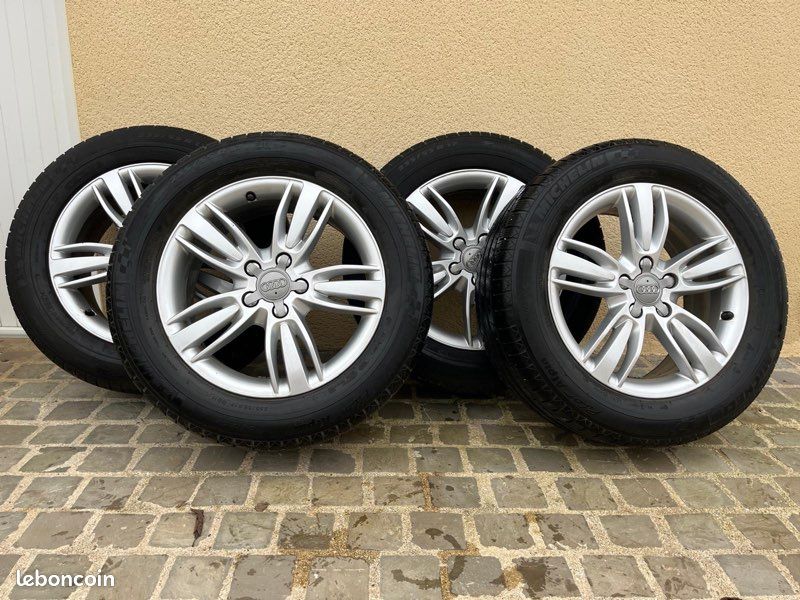 Lot 4 jantes AUDI A3 Q3 17 pouces avec pneus hiver (image 1)