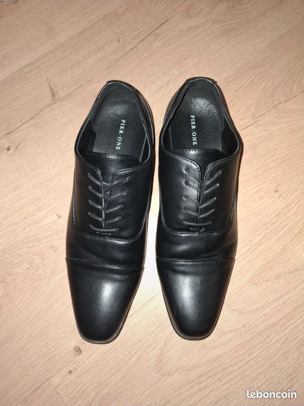 Shoes Pier One Derbies Mens Leather Shoes Eur 43 PIER ONE Made In