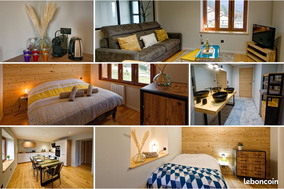 Gîte cosy 2–4 pers • Vue nature • Option spa privatif – Haut-Jura (image 3)