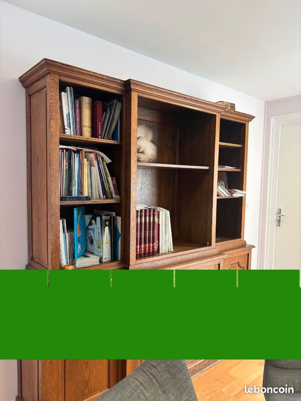 Bibliothèque, buffet en bois massif (image 2)