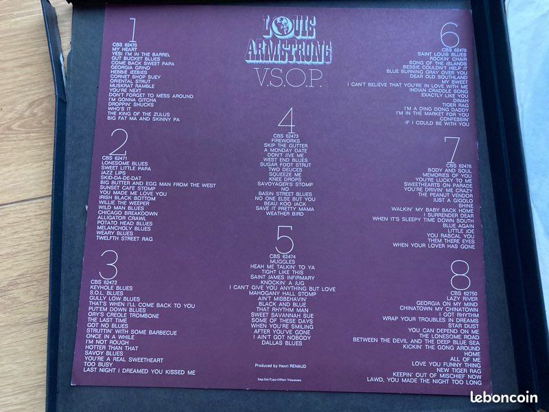 Coffret 8 vinyles Armstrong Jazz VSOP (image 3)