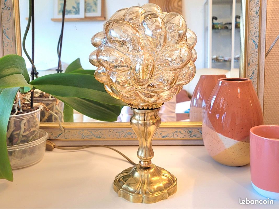 Hala Zeist - Lampe bâton de bonbon/sucette ; - Verre de Murano - Lampe