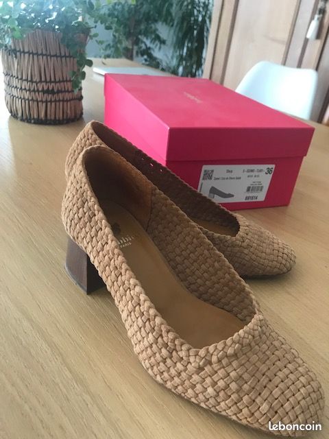 Escarpins Bobbies, camel, 36 Chaussures