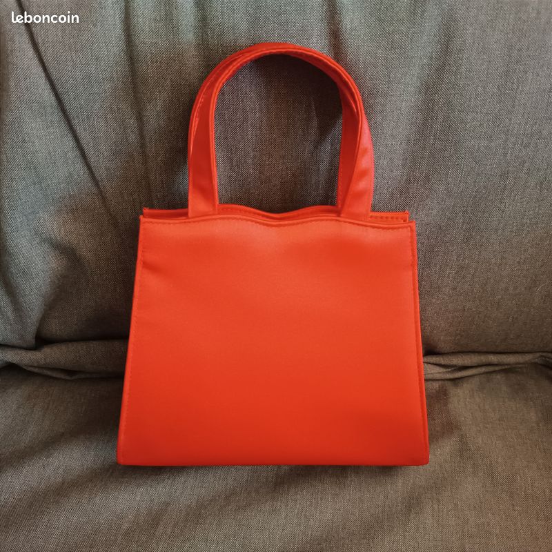 Rare mini sac satin rouge Paloma Picasso (image 2)