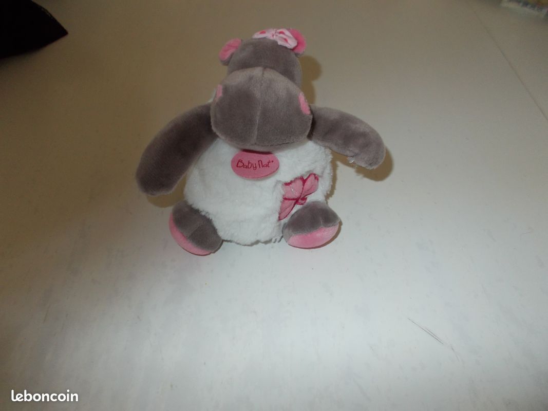 Doudou baby nat hippoppotame a 5 euro (image 1)