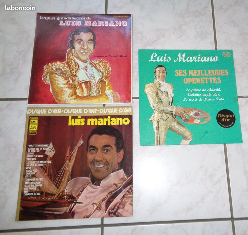 Lot de 3 disques LUIS MARIANO (image 1)