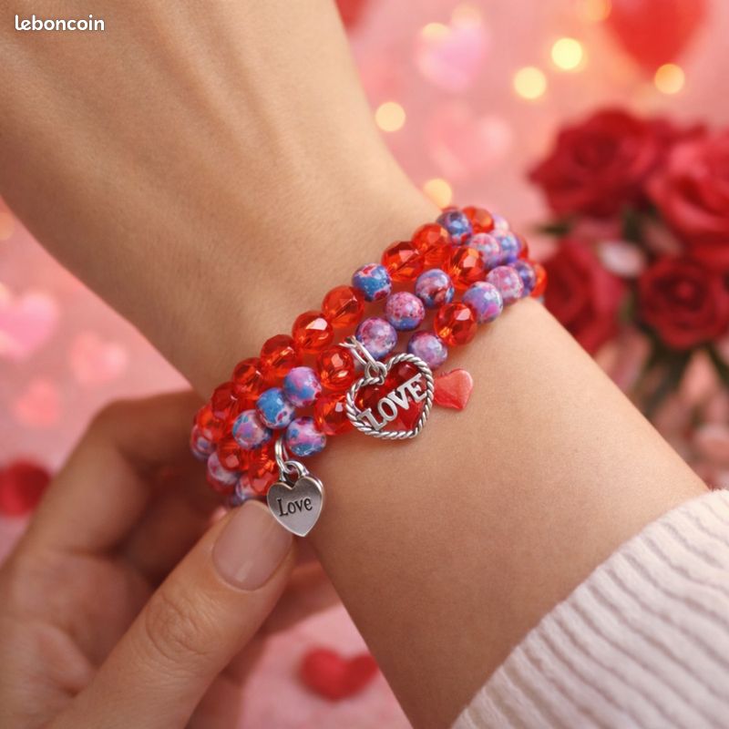 Lots De 47 Bijoux Fantaisie Mixte - Bracelets Charmes Multicolores Femme