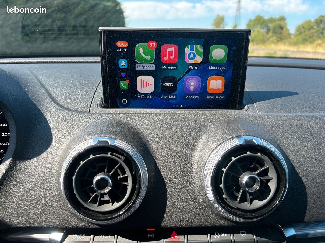AUDI A3 Sportback 35 1.5 TFSI S LINE 150 CH - VIRTUEL COCKPT - CARPLAY - CAMERA DE RECUL - PACK S LINE - AUDI SOUND SYSTEME - REGULAEUR DE VITESSE ADAPTATIF (image 10)