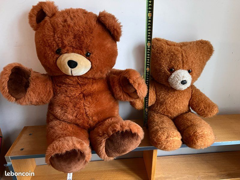 Ours En Peluche Vintage – Marron – Nounours Tout Doux – Chambre Enfant – Occasion