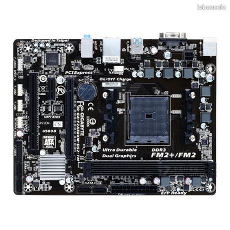 Pack Carte Mère GIGABYTE + CPU AMD A8 3870 + RAM Corsair DDR3 – Combo Occasion Fonctionnel