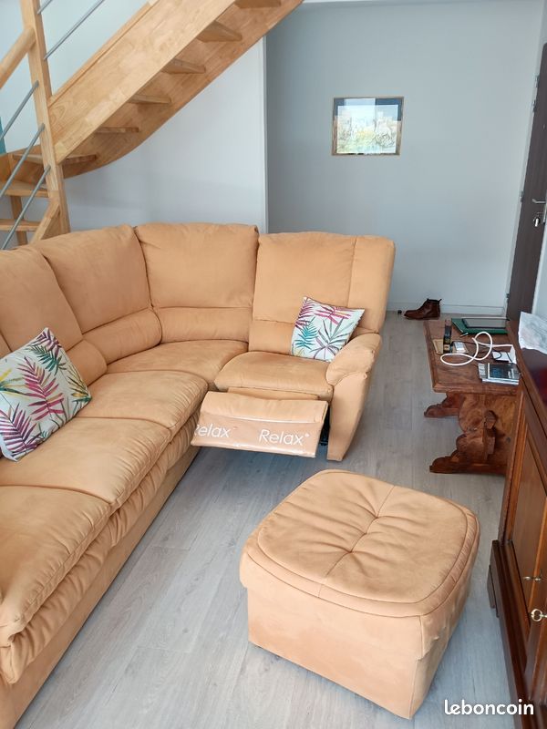 Canapé Angle + Pouf (image 2)