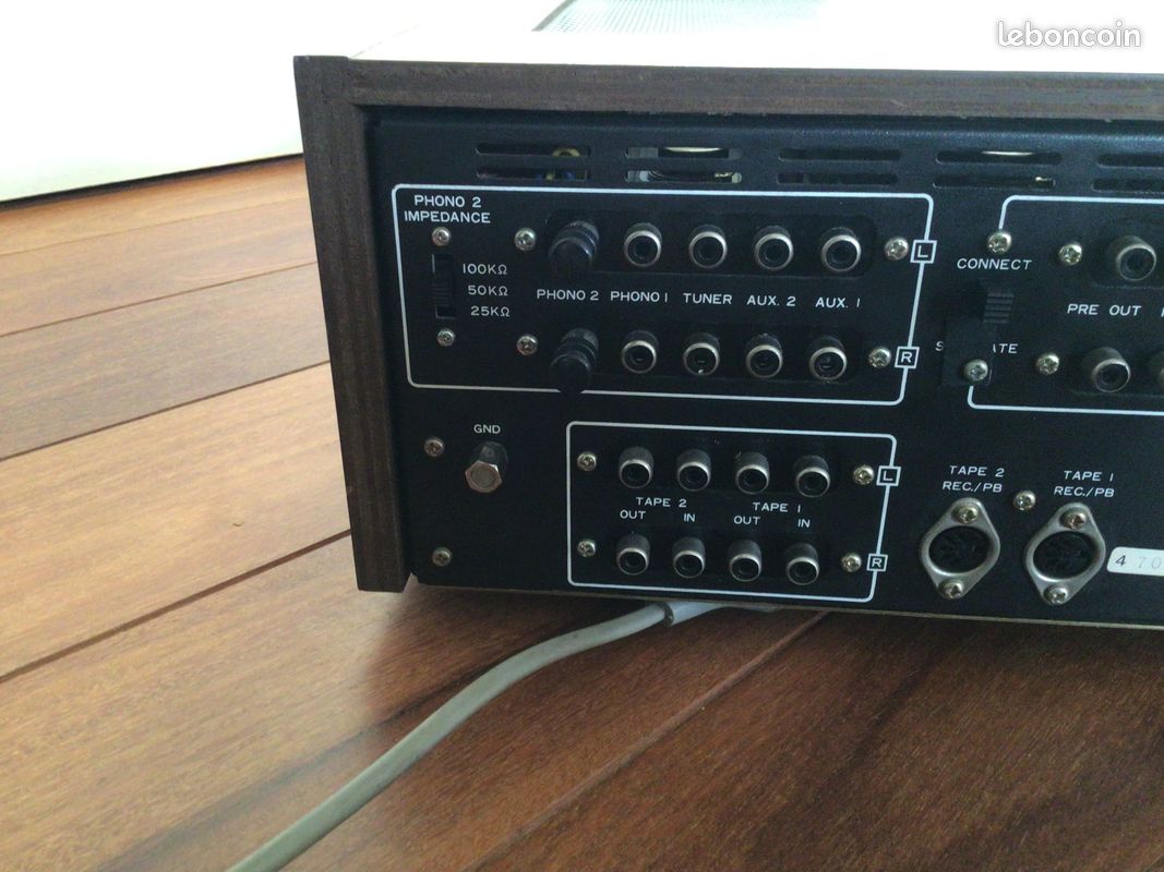 Récepteur stéréo vintage Nikko Trm 800  PIÈCE ou REPARATION