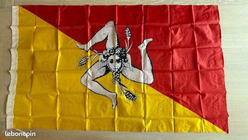 Drapeau de la sicile Banque de photographies et d'images à haute