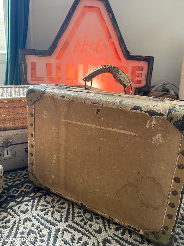 Lot de 4 valises vintage anciennes (image 5)