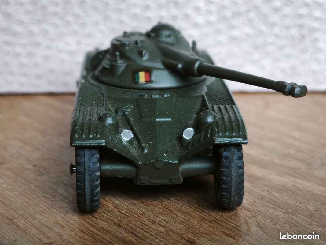 Dinky Toys 80A Char Blindé Panhard Reconnaissance, Boîte D'origine, Véhicule Miniature