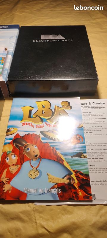 Jeu PC Little Big Adventure 2 (LBA 2) - Version Française, Bon état, Boîtier Inclus
