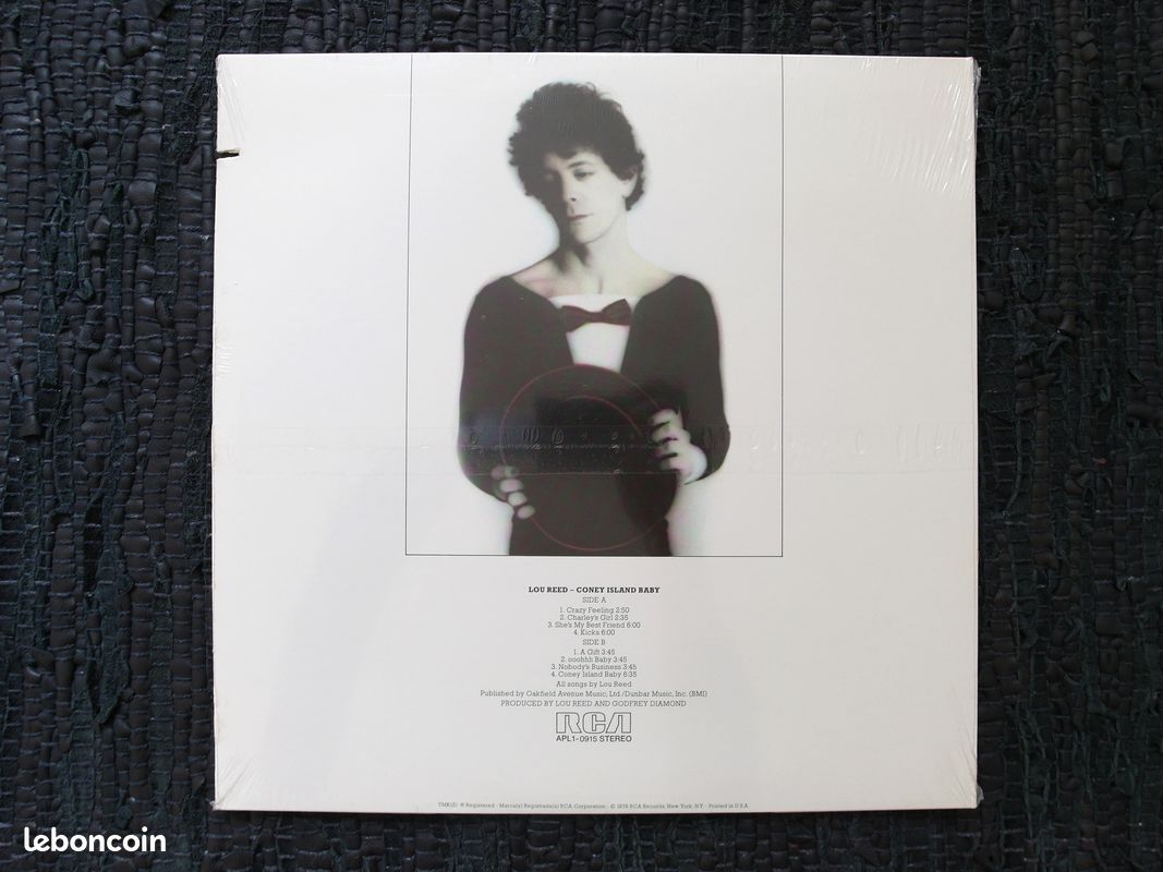 Lou REED - Coney Island Baby • SEALED LP RCA USA-1976 • Vinyle 33T (image 2)