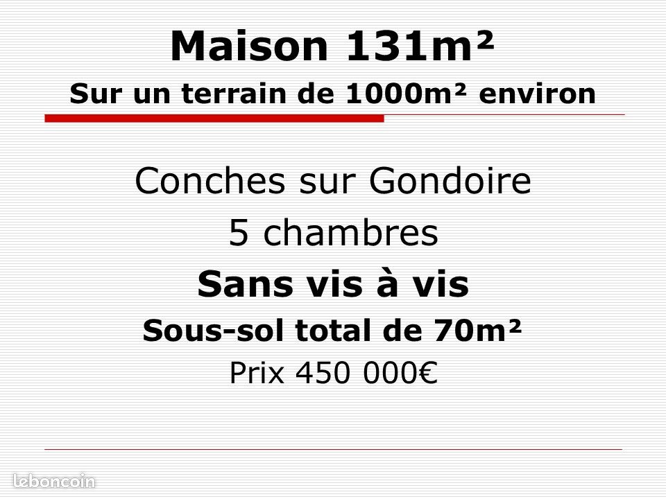 Maison 7 pièces 131 m² · à Conches-sur-Gondoire · 131 m² · 450 000 €