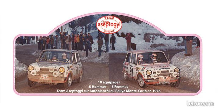 Plaque Rallye Automobile Du Gard – 1976, Vintage, Collection