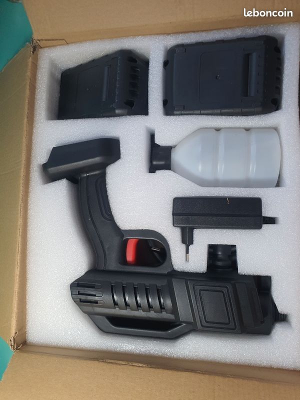 Pistolet à eau pour lavage de voiture, outil de nettoyage pour la maison et le jardin, compatible avec batterie 48V (image 4)